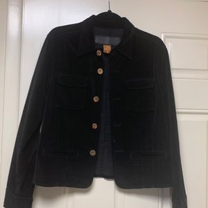 Christopher Blue Black Corduroy Jacket